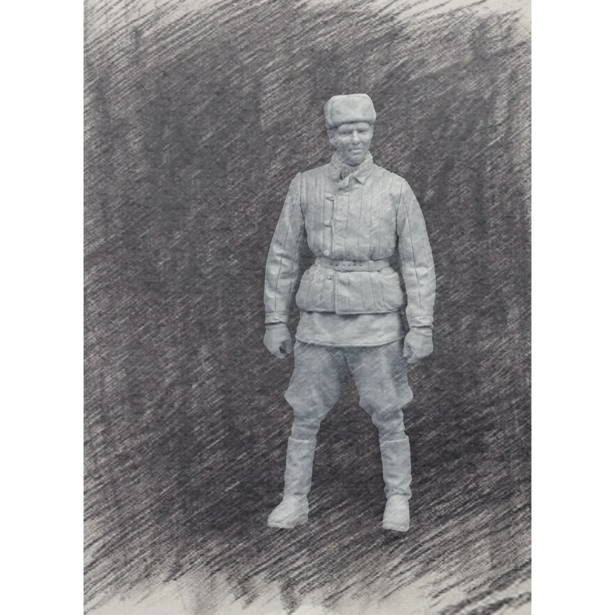 

1/35 Resin Unpainted Model Kit, Military Theme, Soviet Tank Crew Unassembled and Unpainted GK, 1647R