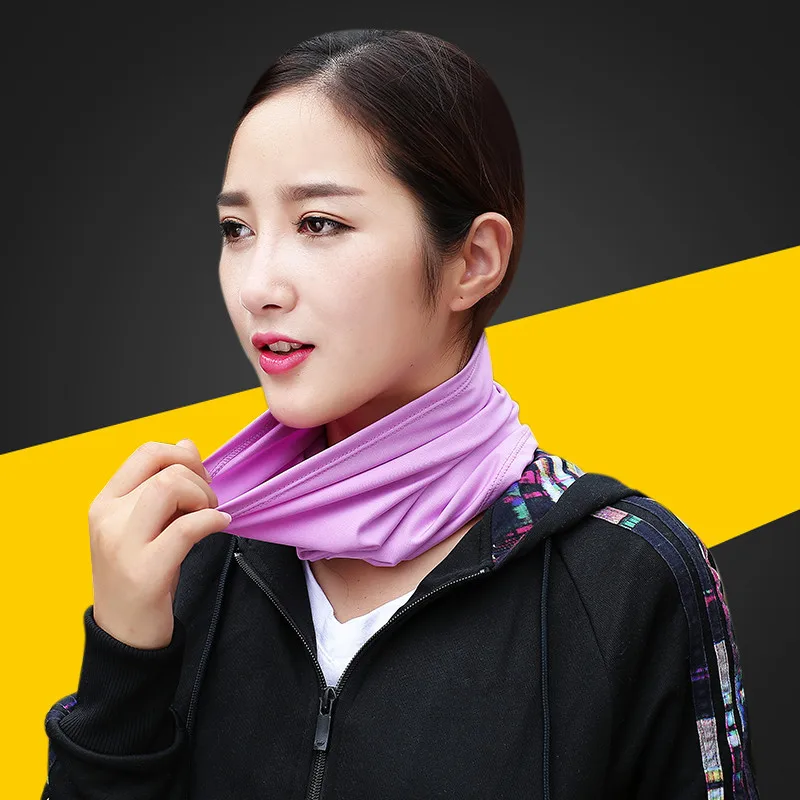 Unisex Cycling Cap Head Scarf Balaclava Bandana Neck Tube Scarf Ice Silk Scarf Women Men Headwear Face Mask Bicycle Headband