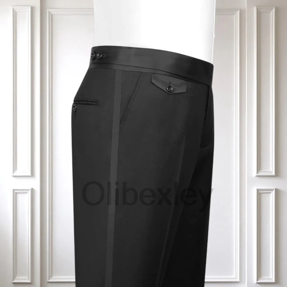 Olibexley Luxury Men Suits 3 Pieces Crystal Tuxedos Wedding Party Groom Blazer Pants robe mariage femme Male Customized S53