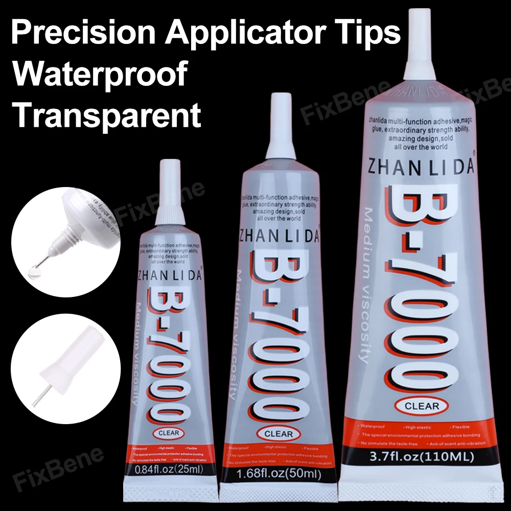 1 قطعة B7000 الدقة الغراء للبلاستيك نموذج الحرفية هواية زهرة الخشب النسيج القماش سوبر لاصق بنة ABS حجر السندات #3