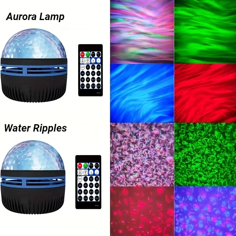 LED Sternen galaxie Projektor Nachtlicht rotierenden Stern Mond lampe Schlafzimmer Aurora Projektor Licht Atmosphäre Dekor Lampen Geschenk Licht