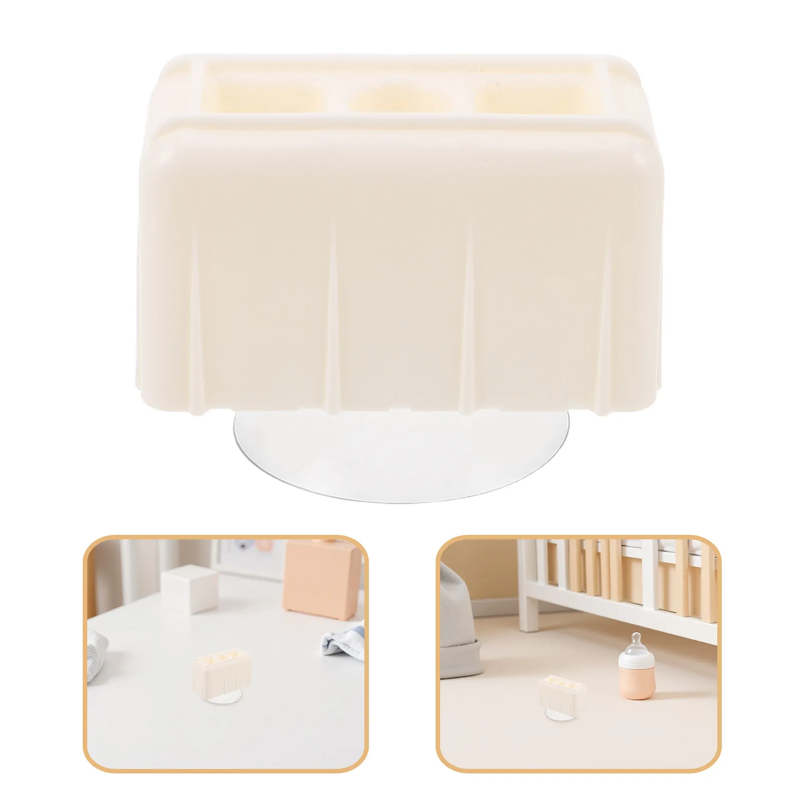 Toddler Playpen Base Buckle Fixator Plastic Non Slip Stable Replacement Part Suction Cup Safety Playpen Stabilizer Fixing Base