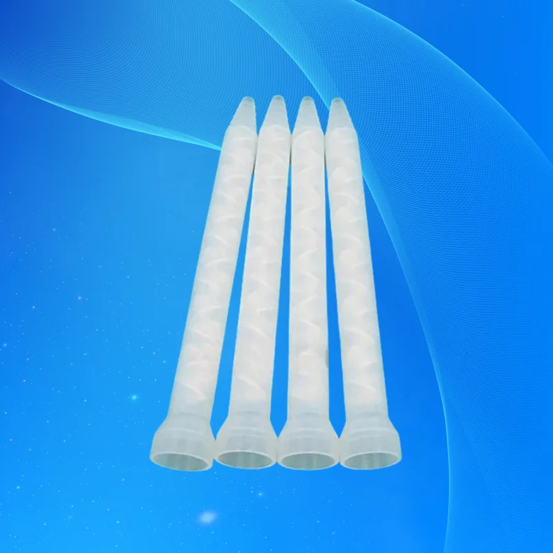‌MC10-12 Static Mixing Nozzle - Resin Static Mixer for Two-Part Epoxy Adhesives 10PCS/Bag High Flow & Durable Industrial Grade