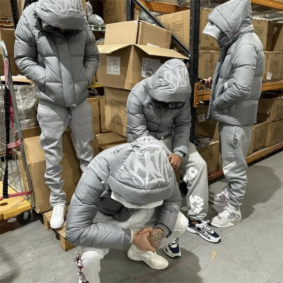 

Высококачественная модная теплая куртка в стиле ретро с американской вышивкой букв, цветными блоками и пуховым наполнителем, осенне-зимняя новинка