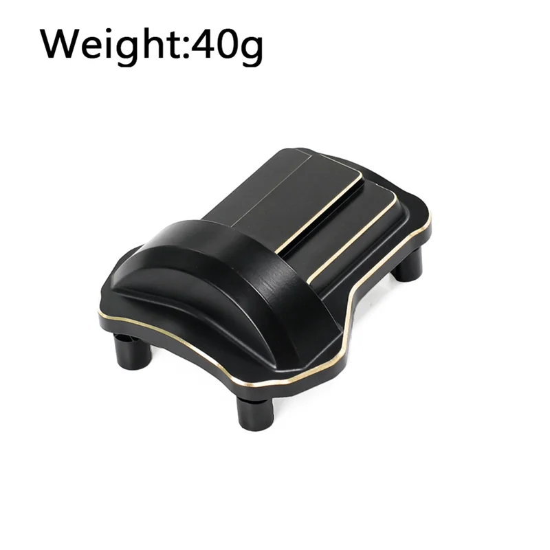 Латунная крышка переднего и заднего дифференциала для 1/10 RC Crawler FMS FCX10 RC Crawler, обновления автомобиля, детали, аксессуары