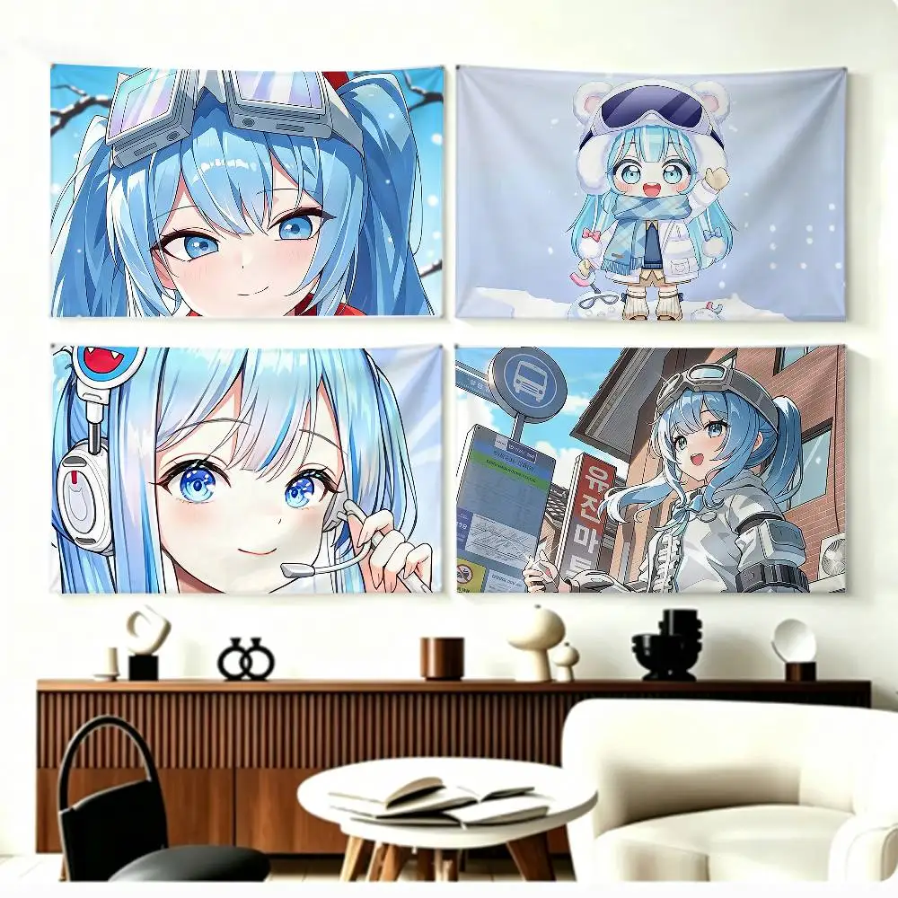 COOL A-Arahashi tabi VTuber StelLive   Flags Wall Hanging Background Art Banner for Bedroom Home Outdoor Decor