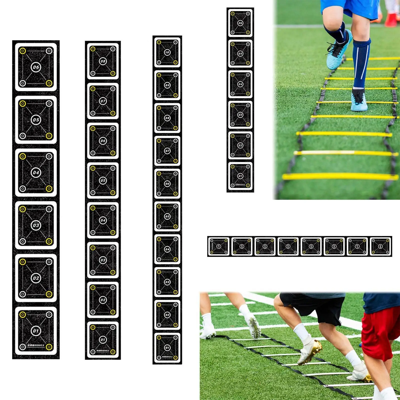 

Agility Ladder Mat Multifunction Training Equipment for Soccer Home Football
