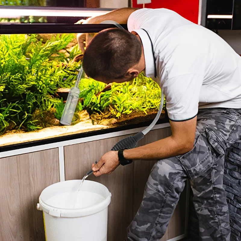 Langlebiges Aquarium-Saugpumpen-Set für Einfache Wasserwechsel & Sandreinigung Effizientes Aquariumpflege-Werkzeug mit Flexiblem Schlauch – Detail 27