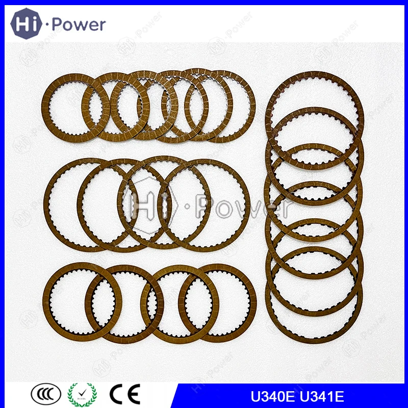 U340E U341E Automatic Transmission Clutch Plate Friction Plate for Toyota Corolla YARIS Vios Gearbox Clutch Disc U340 U341