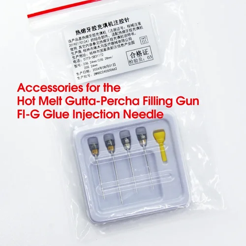 Imagen 2 del producto Puntas de bolígrafo de gutapercha calentadas para tratamiento endodóntico, sistema Woodpecker FI-G, herramienta de obturación del conducto radicular con diseño ergonómico