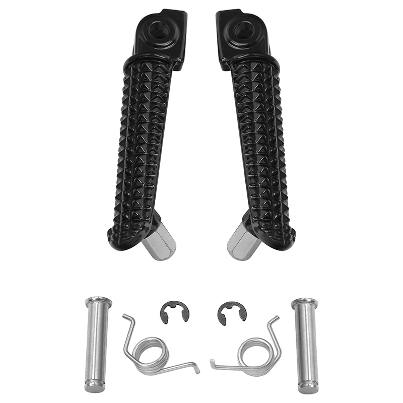 Motorcycle Front Footrests Foot Pegs Footrest For Yamaha YZF R6 2003-2020 R6S 2003-2009 YZF R1 1998-2023 R1S R1M 2015-2022