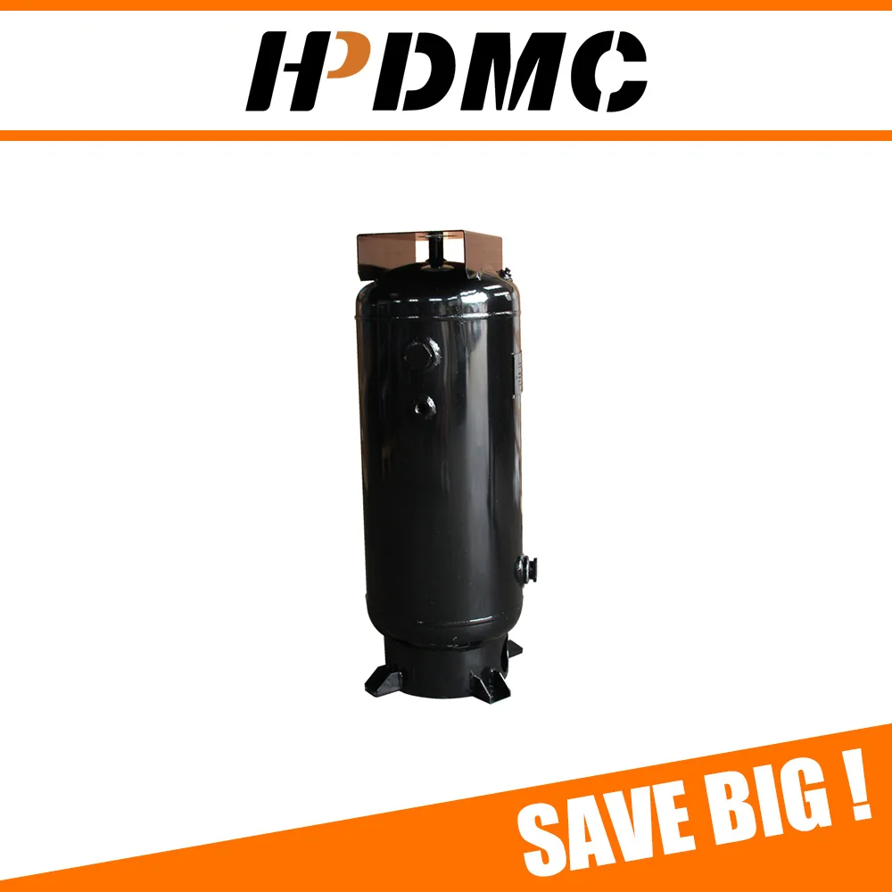 HPDMC 30 Gallon Vertical Air Tank Industrial Air Compressor Receiver Rated for 200 PSI with ASME Coded