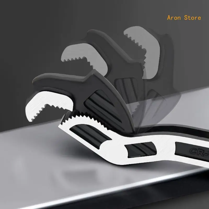 Adjustable Wrench Universal Wrench Aluminium Alloy Open End Spanner Bathroom Plumbing Faucet And Sink Repair Tool