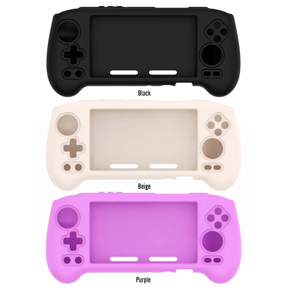 غطاء حماية من السيليكون مضاد للخدش وحدة تحكم ألعاب غطاء من السيليكون جلد واقي لوحدة تحكم ألعاب محمولة باليد Anbernic RG556