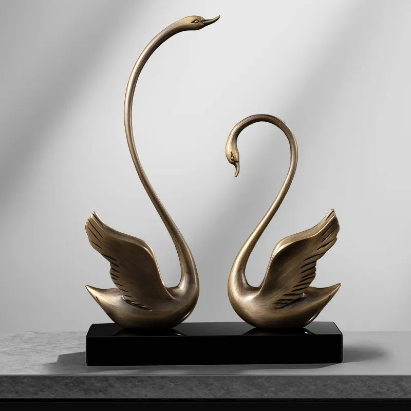 DSA light luxury high-grade brass ornaments, living room TV cabinet entrance decorations, wedding gifts, housewarming gifts