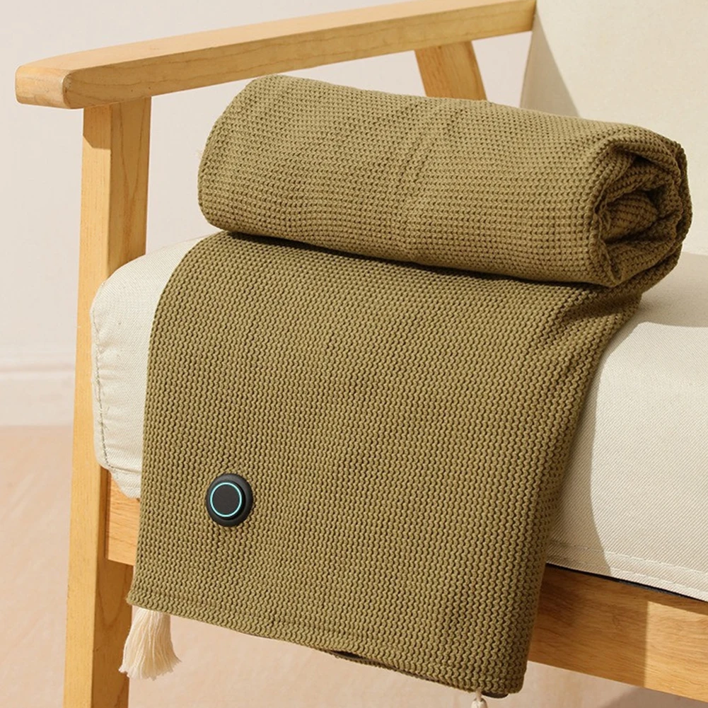 

Wearable Heating Electric Blanket Shawl 3 Heating Levels USB Heated Blanket Shawl Portable Body Warmer Blanket for Home & Office