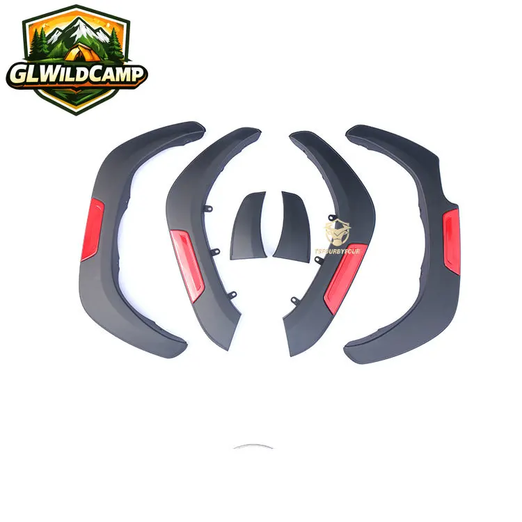 Car Body Conversion Decoration Kit Wheel Arches Fender Flare for Hilux Revo/Rouge 2015 2017 2019 2020 Pickup Truck Cover Fender