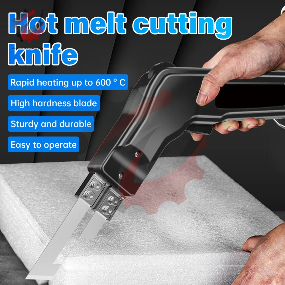 

Electric Hot Knife Rope Cutter Fabric Cutting Tool Heat Sealer Hand Held Potable Electric Tools Multiple Cutter For Foam Leather