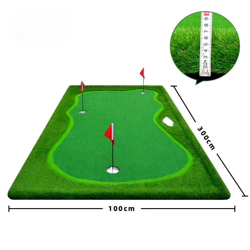 Hot Selling Nice Design Golf Putting Green Professional Putting Mat Custom Golf Mat for Office Home Backyard Use