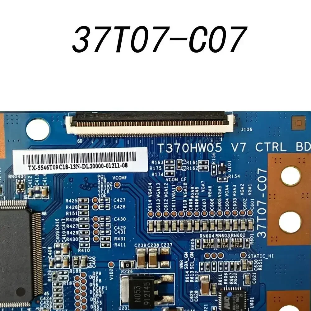 T-CON Board 37T07-C07 T370HW05 V7 CTRL BD 55.46T09.C18 Logic Board is for UE46D6100SK UA46D6000SJ UA46D6400UJ UA46D6600WJ TV