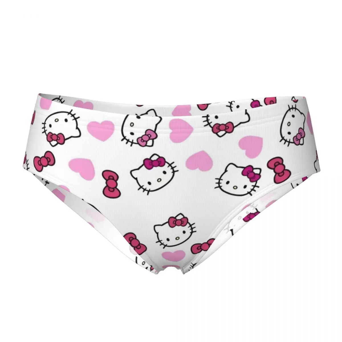 

Женские милые трусы с героями мультфильмов «Hello Kitty», забавные трусы, женские дышащие трусы, S-4XL