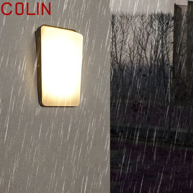 COLIN Contemporary LED Outdoor Wall Lamps Electric Simplicity Waterproof Balcony Hallway Courtyard Villa Gate Hotel