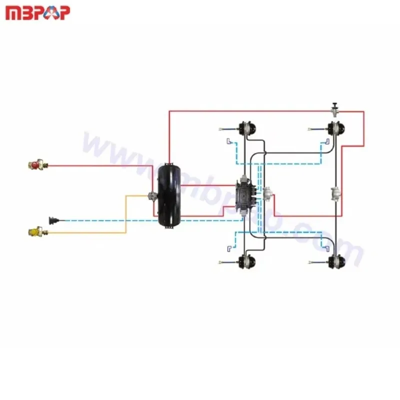 

Cheapest Abs air Brake System Trailer Service Brake Valve for Semi Truck air Brake System with ABS