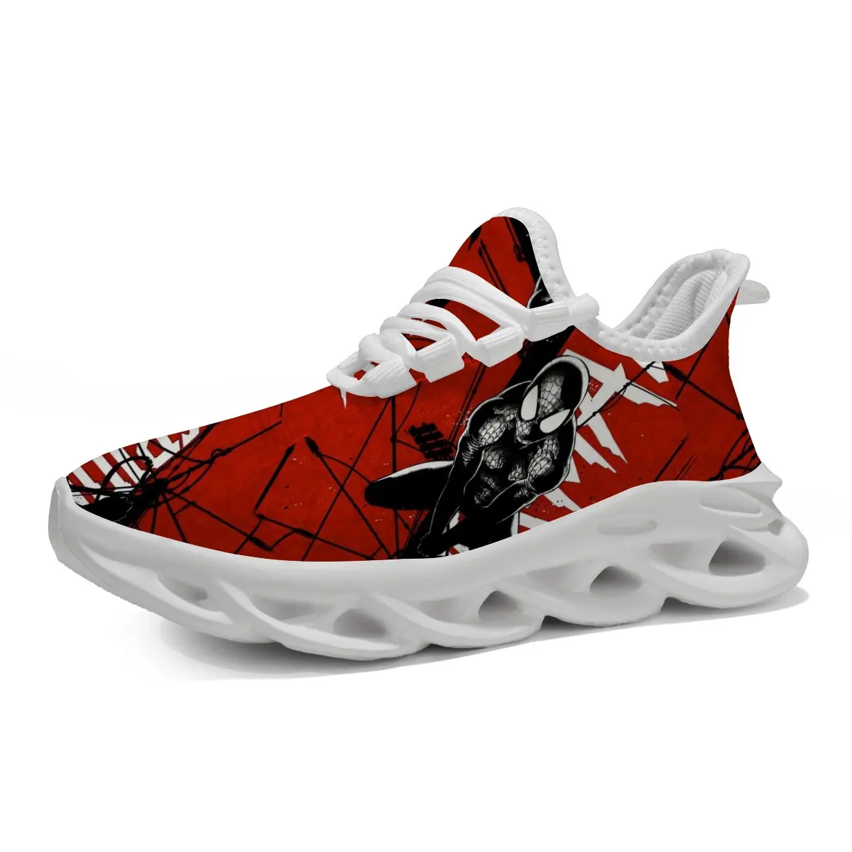 

Новые летние дышащие брендовые туфли на плоской подошве со шнуровкой и цветочным узором в виде бабочки для детской повседневной спортивной обуви