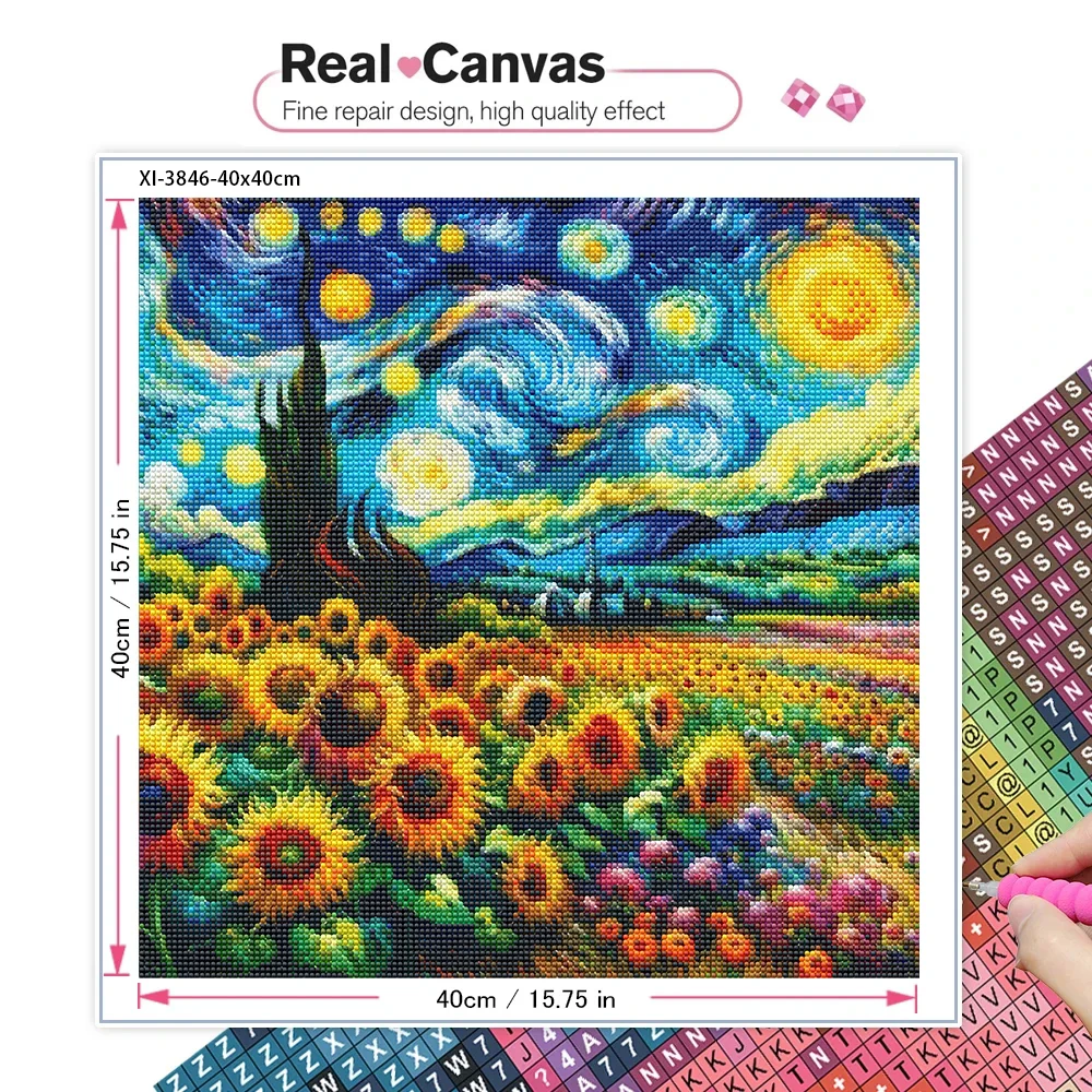 Diamantschilderij Zonnebloempa - Embroidery Roll Pattern recensie en prijs