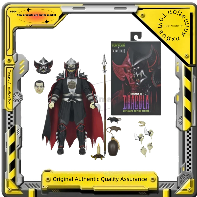 【Productos puntuales】NECA Universal Monsters X Ninja, trituradora de tortugas como Drácula, figura de acción a escala de 7 pulgadas, juguetes de terror, modelo de muñeca