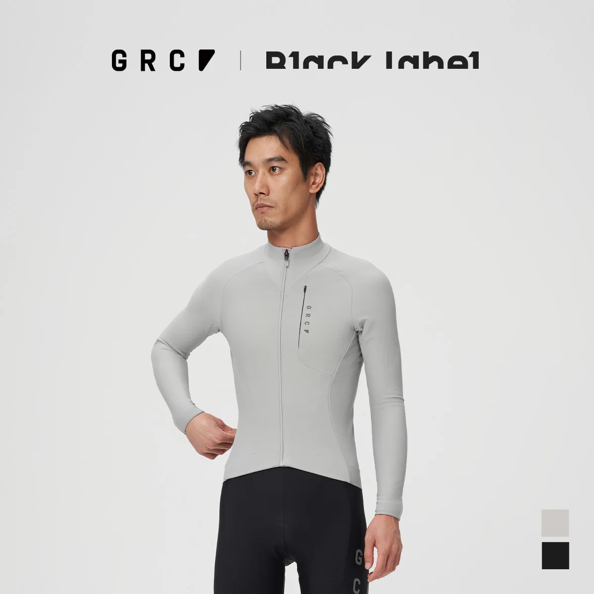 GRC Cycling Apparel Men's Black Label Fleece Jacket - view 3