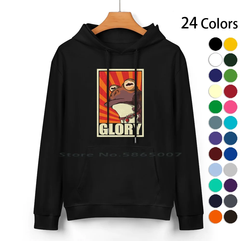 Glory! Vintage Shirt Pure Cotton Hoodie Sweater 24 Colors Animation Bender Cartoon Fry Glory Hypnotoad Leela Tv Shows Zoidberg