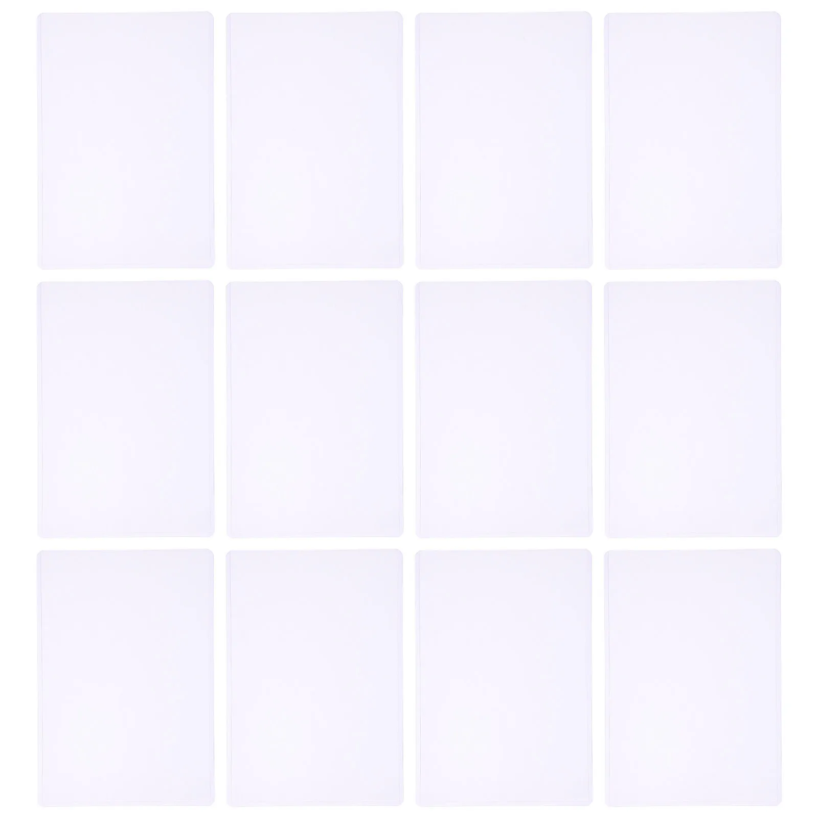 

30 шт., прозрачные жесткие пластиковые защитные чехлы для карт, прозрачные держатели для рукавов для фотографий B6, документы, универсальное использование, пластиковые бумажные рукава