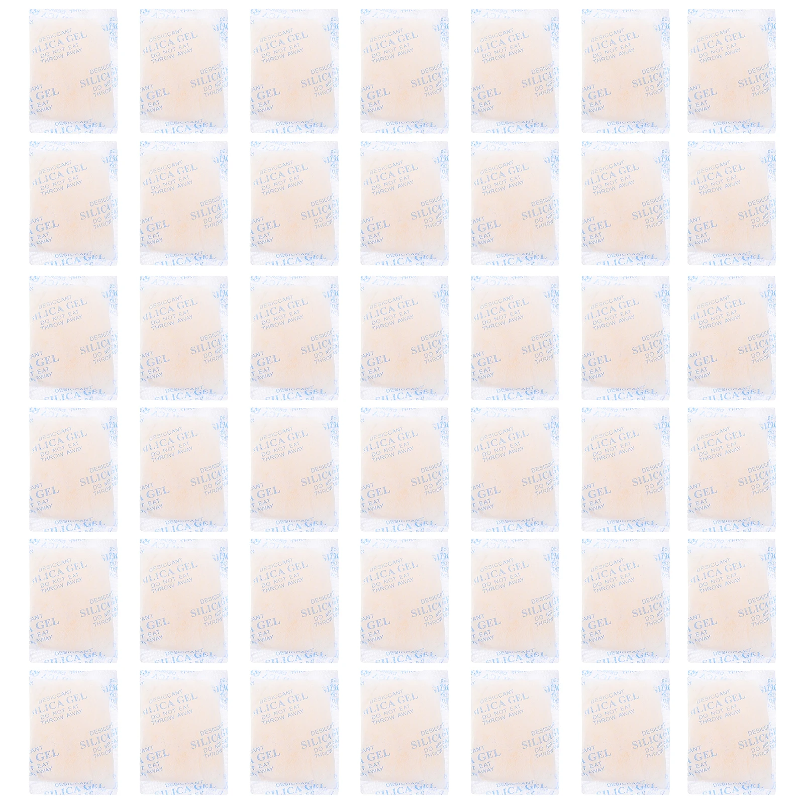

50 Pcs Food Grade Desiccant Gel Silica Packets 20g Each High Absorption Safe for Food Electronics Jewelry Storage Bags