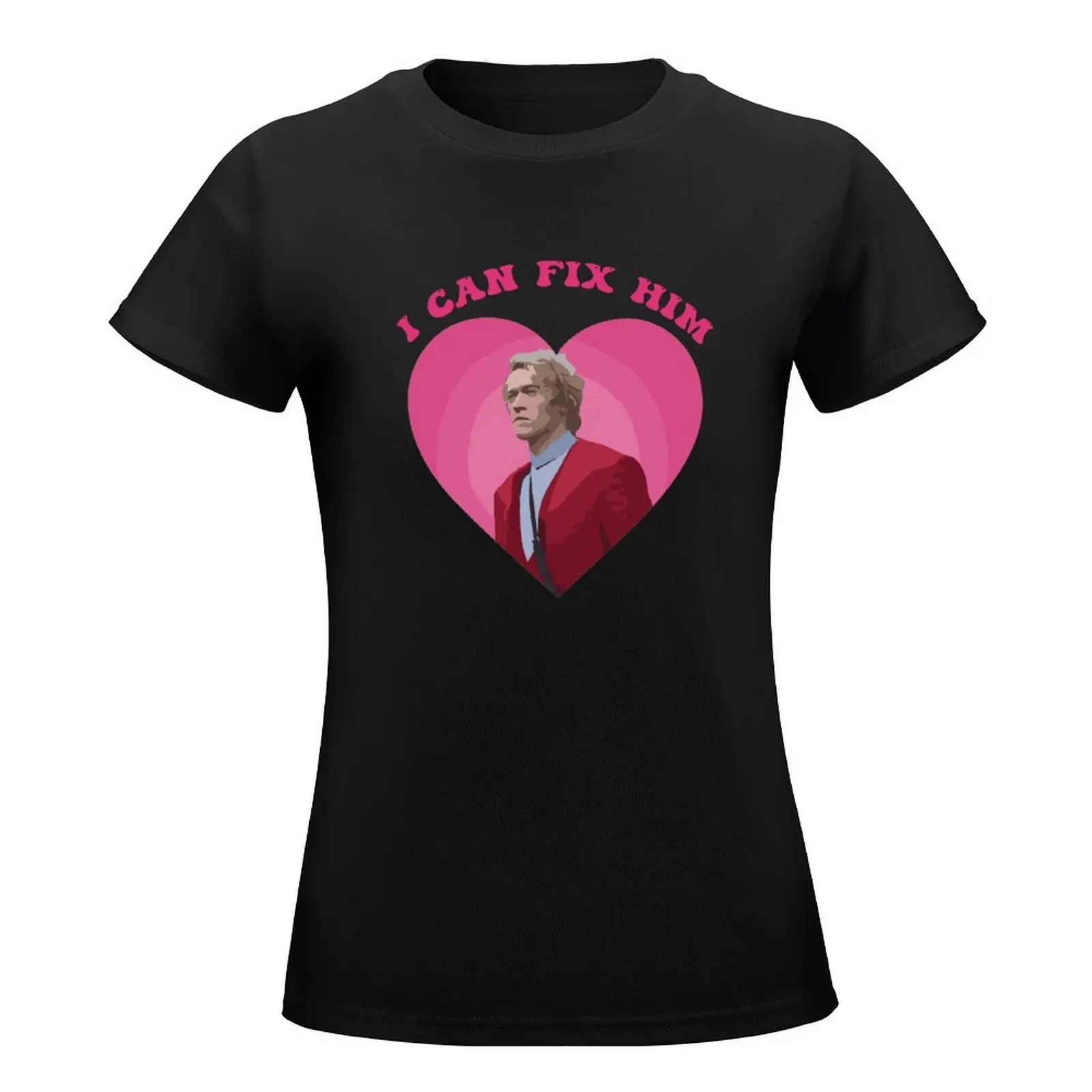 coriolanus snow i can fix him T-Shirt quick drying shirts graphic tees blacks plus size tops western t shirts for Women