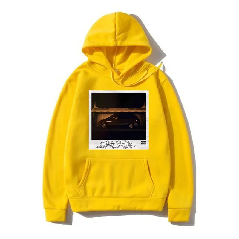 Rapper Drake Family Matters Print Hoodie Fashion Hip Hop Harajuku Sweatshirt Casual Oversized Long Sleeve Hoodies Men's Women's