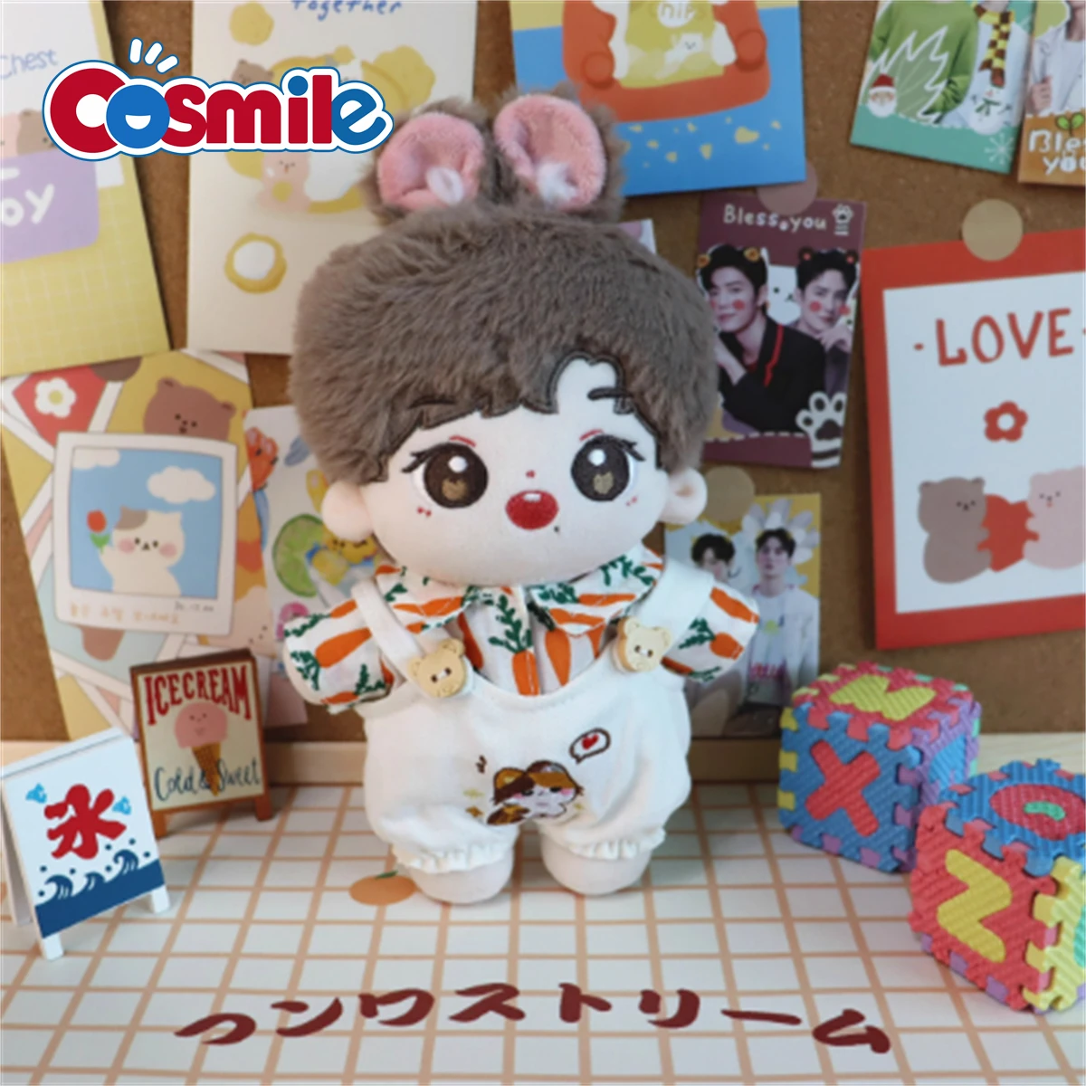 Wang Yibo Xiao Zhan Clothes For 20cm Plush Doll Toy Body ＆ clothes Zang Hai Zhuan MDZS  Idol Star Cosplay Original Kids Gifts