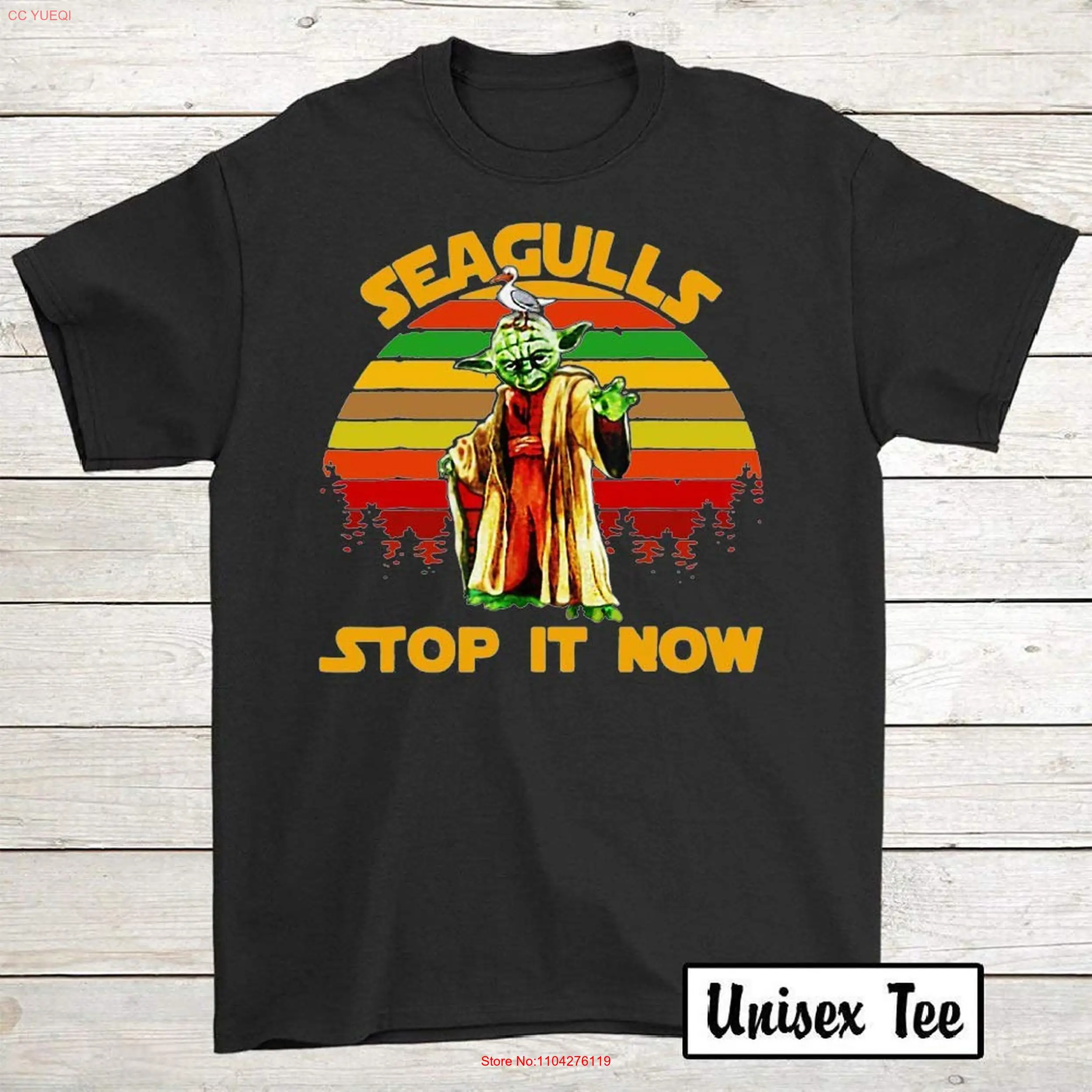 Seagulls Stop It Now Retro Original SweaT T Shirt DanielTovarArt long or short sleeves