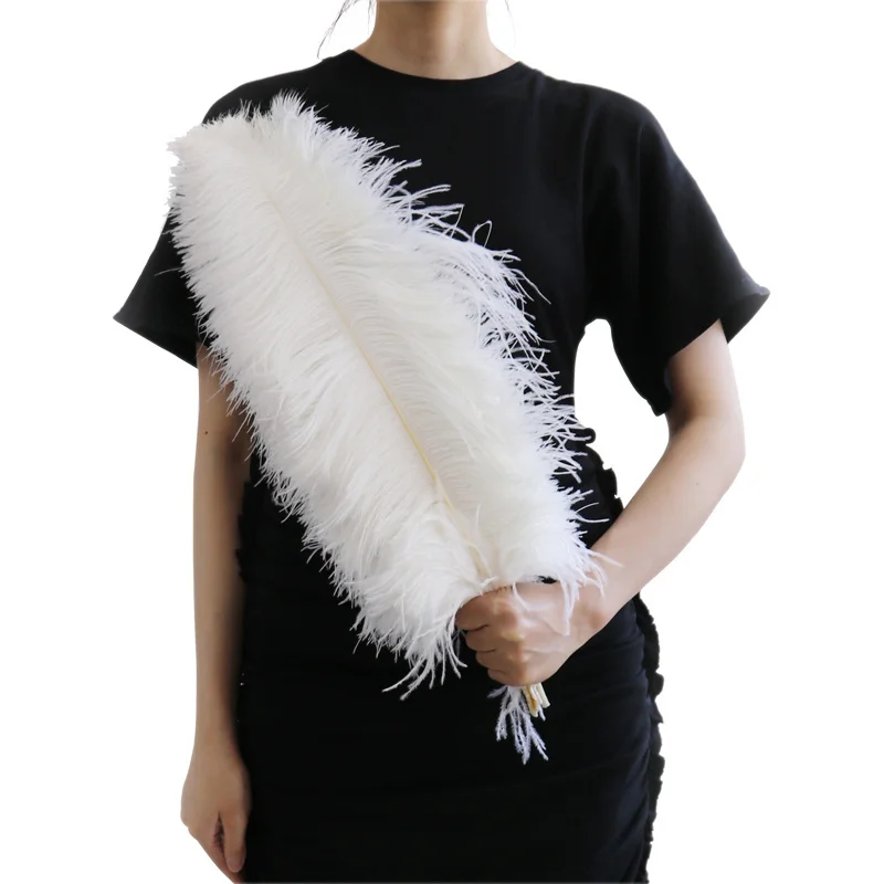 10Pcs Colored Fluffy Ostrich Feathers for Natural Plumes Crafts Accessories Wedding Party Table Centerpieces Carnival Decoration