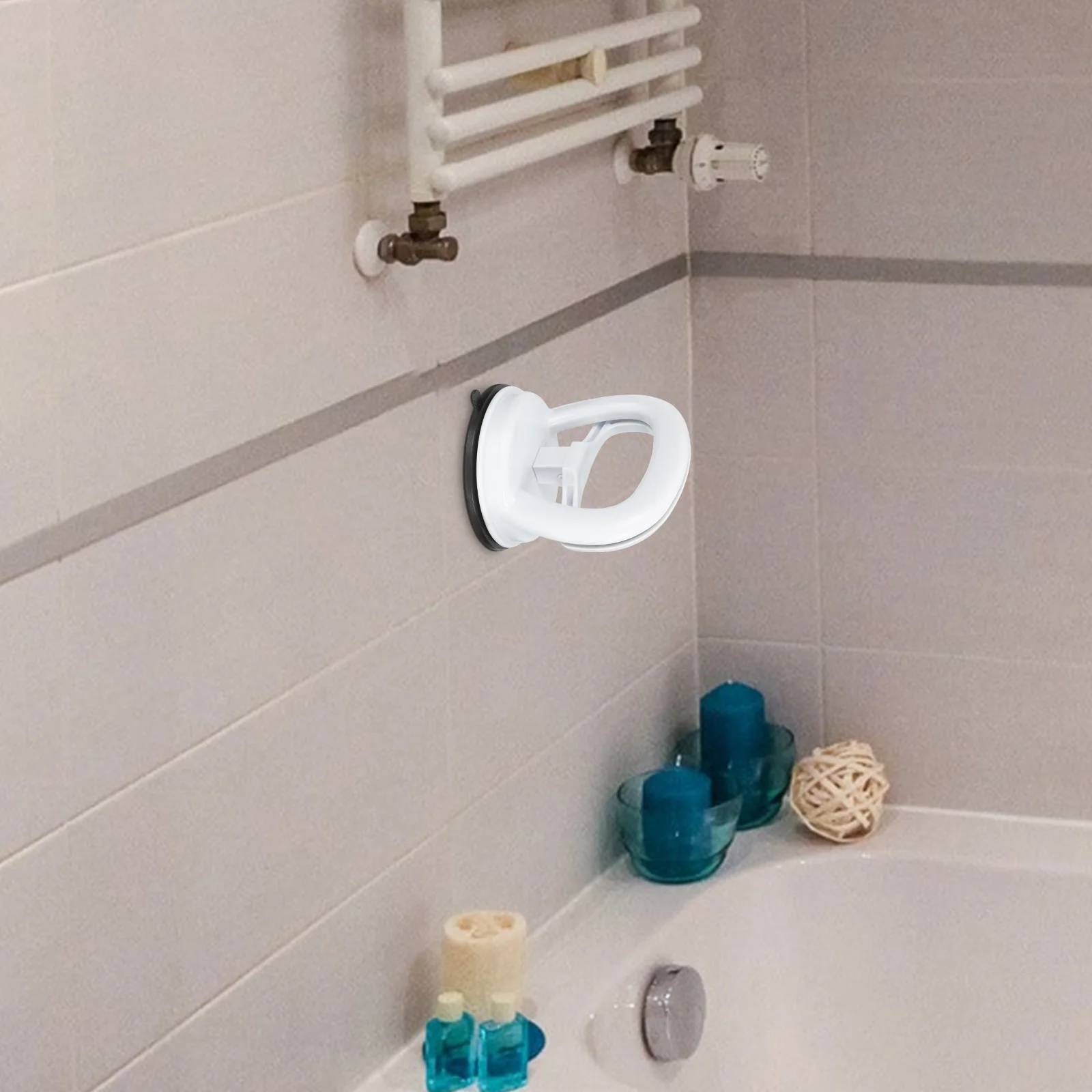 Bathtub Grab Bars Household Handrail Shower for Home Anti-skid Elderly Handle Armrest No Punching