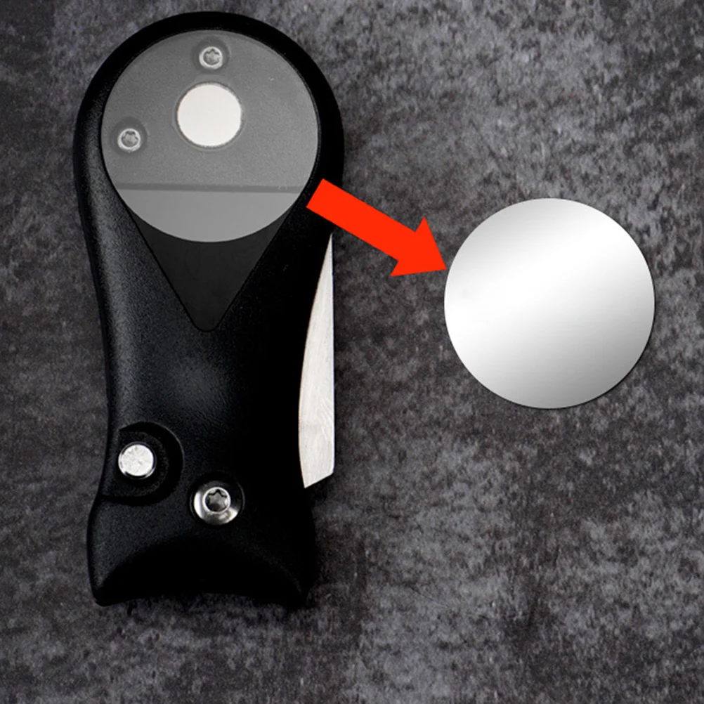 접이식 스테인리스 디봇 툴 골프 포크 ABS 플라스틱 핸들 볼 마커 잔디 수리 도구 야외용