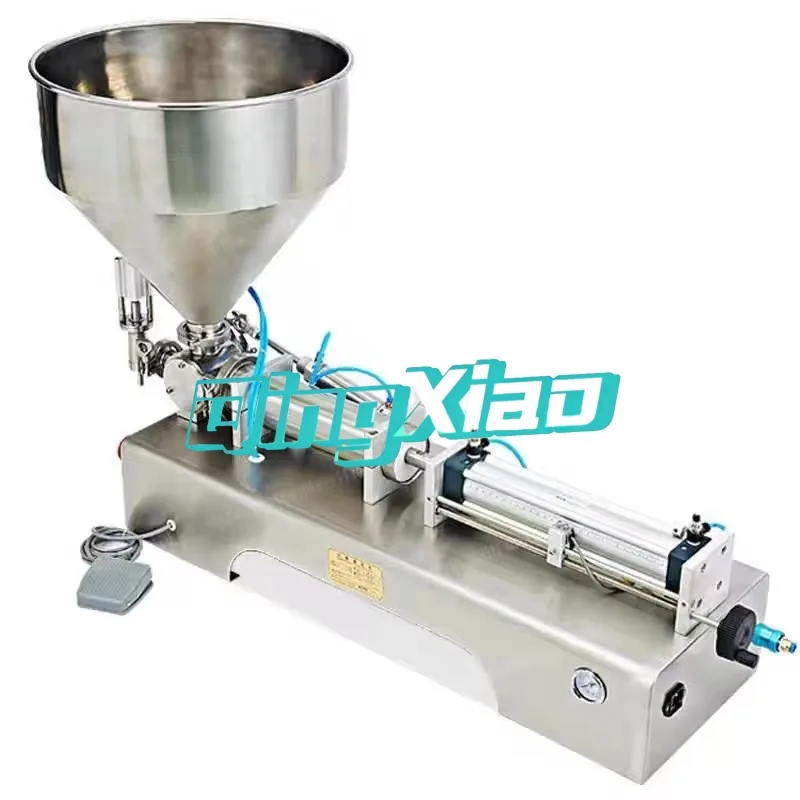 

Semi-Automatic Filling Machine for Face Creams Honey Liquid Soap Facial Masks Beverage Pure Water Oil Glass Packaging Gear Drive
