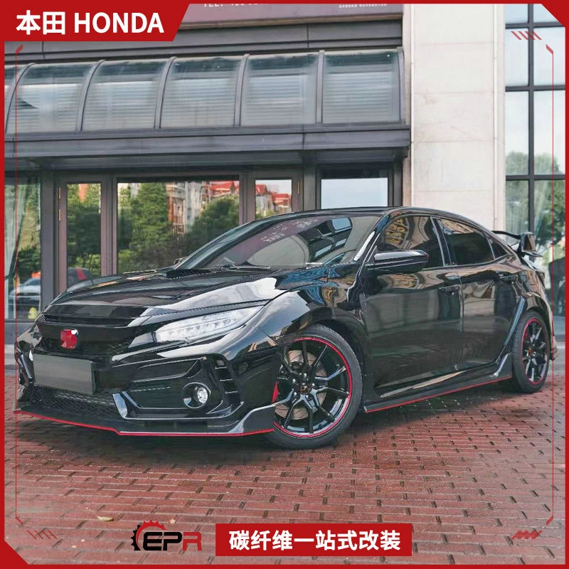 

Подходит для Honda Civic 10-го поколения хэтчбек FK7 Type R | Полный комплект для настройки широкого корпуса из полипропилена