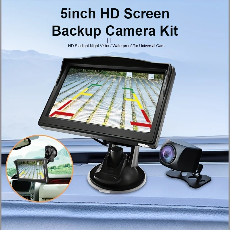 

Stay Safe & Secure While Reversing with Our Car Backup 5inch Monitor System!