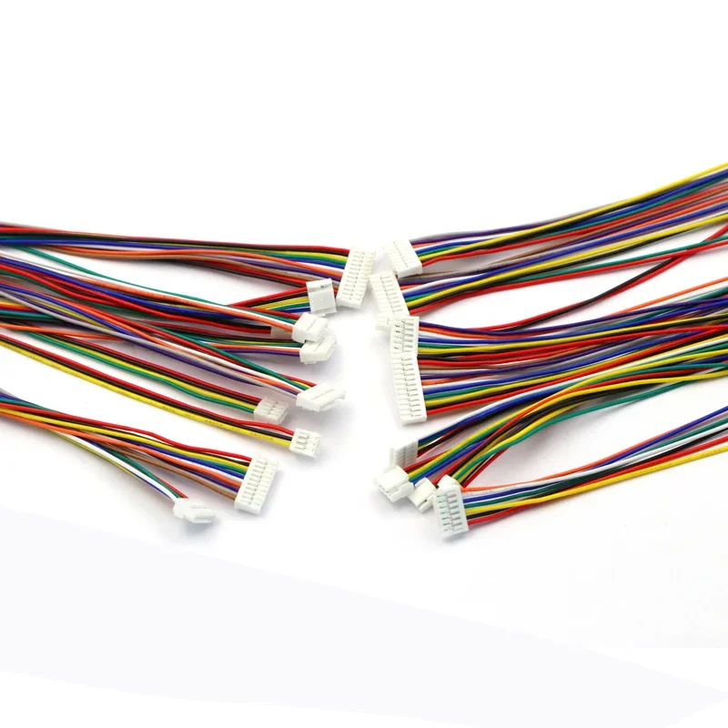 1PCS GH1.25MM Electronic Wre with Latch Terminal Wire 2PIN 3PIN 4PIN 5PIN 6PIN 7PIN 8PIN 12PIN Double Head Single Head 15CM