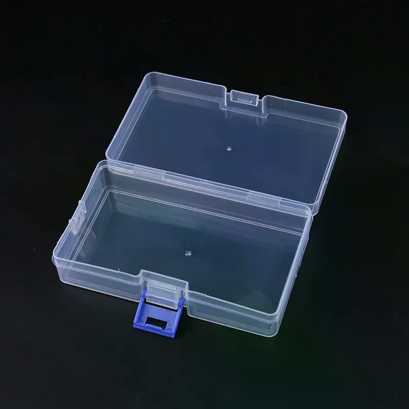 Dustproof Durable Clear Jewelry Storage Case Container Mini Plastic Box Rectangular Box Translucent