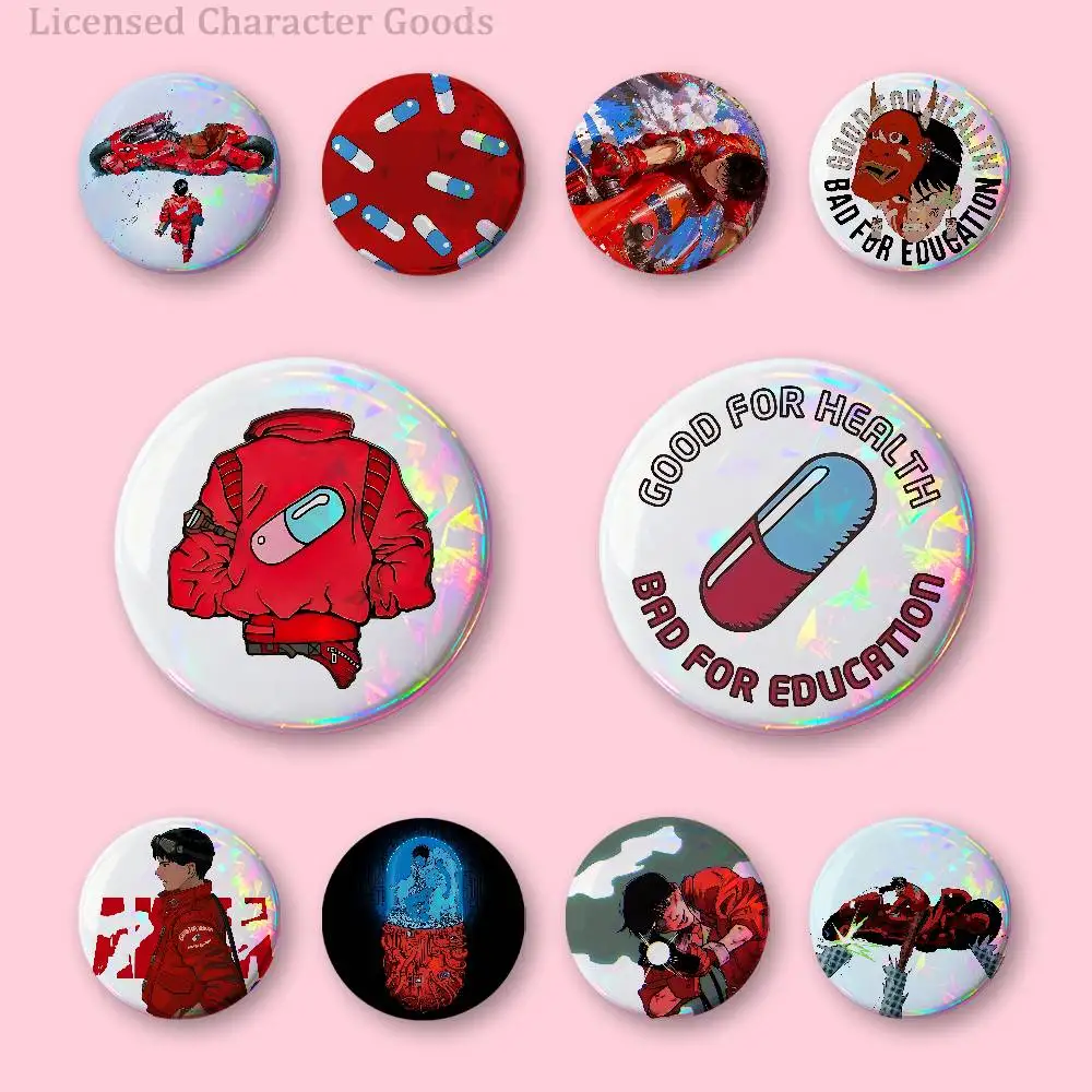 A-AkiraS HD Print Badges Pretty Round Display Brooches IP merchandise 32mm 58mm 75mm 44mm 25mm