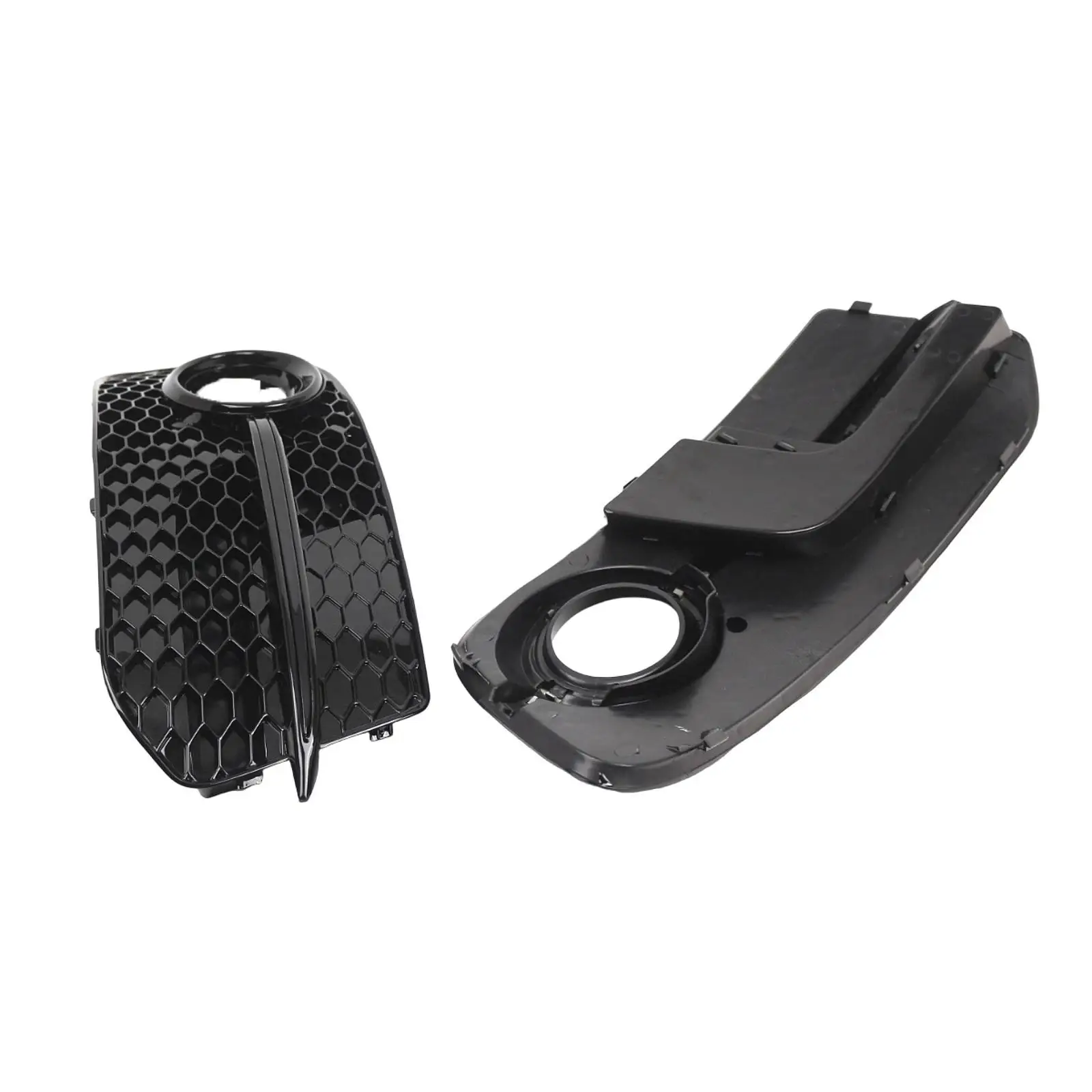 

Fog Light Grille Fog Light Grill Cover Honeycomb Maintenance Front Mesh Trim Front Lower Grille for Q5 8R Lightweight