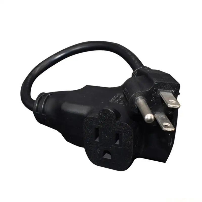 E56B 5-15P to 3x5-15R Cable Male Plug to Female Socket Extension Line 1.83m Length