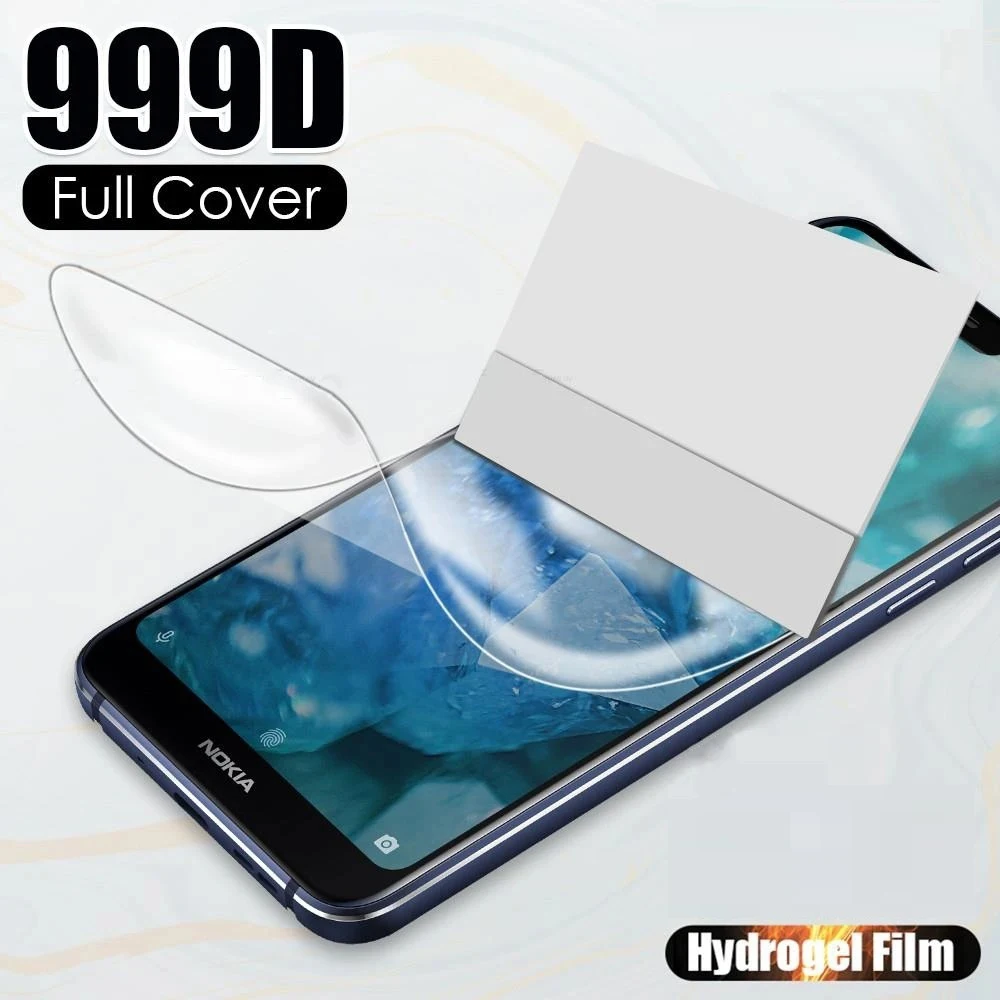 3Pcs Hydrogel Film For Nokia 5.3 2.3 1.3 5 5.1 4.2 3.2 Screen Protector 6 6.1 Plus 6.2 7 8 2 3 3.1